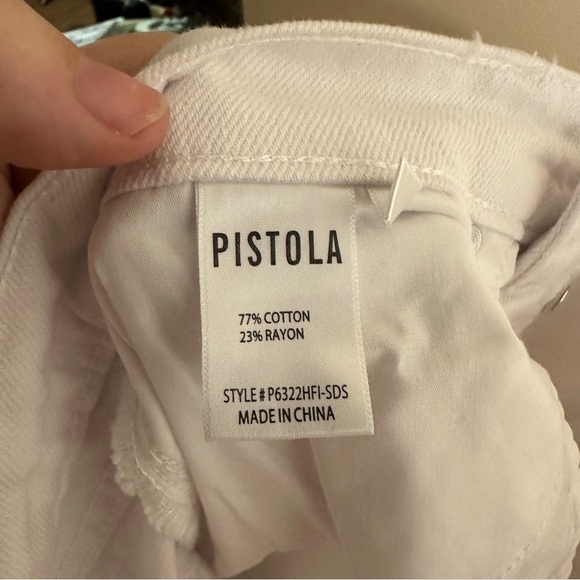 Pistola Cassie Super High Rise Straight in Snowfall Distressed NWT - Picture 10 of 14
